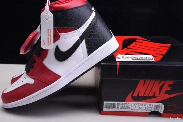 Reps TBK High 1 Jordan OG Air WMNS Snake Satin CD0461-601 0428